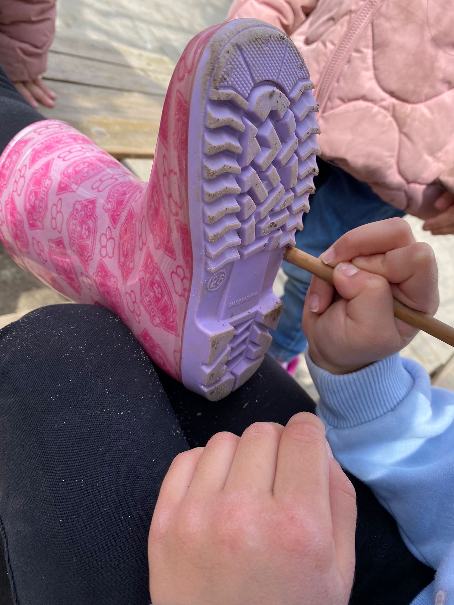 Schuhputzstation